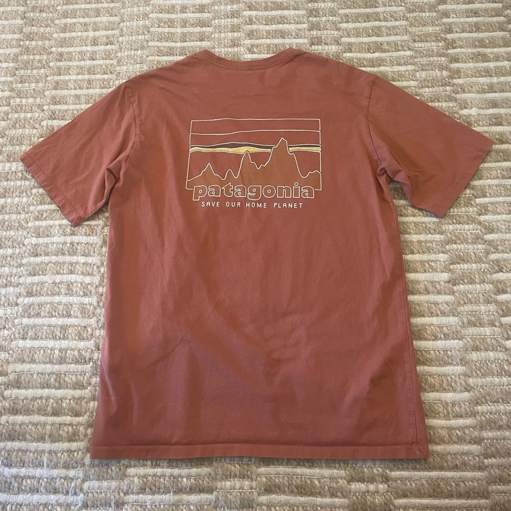 Men’s Organic Patagonia SS Tee Shirt Size Small in EUC